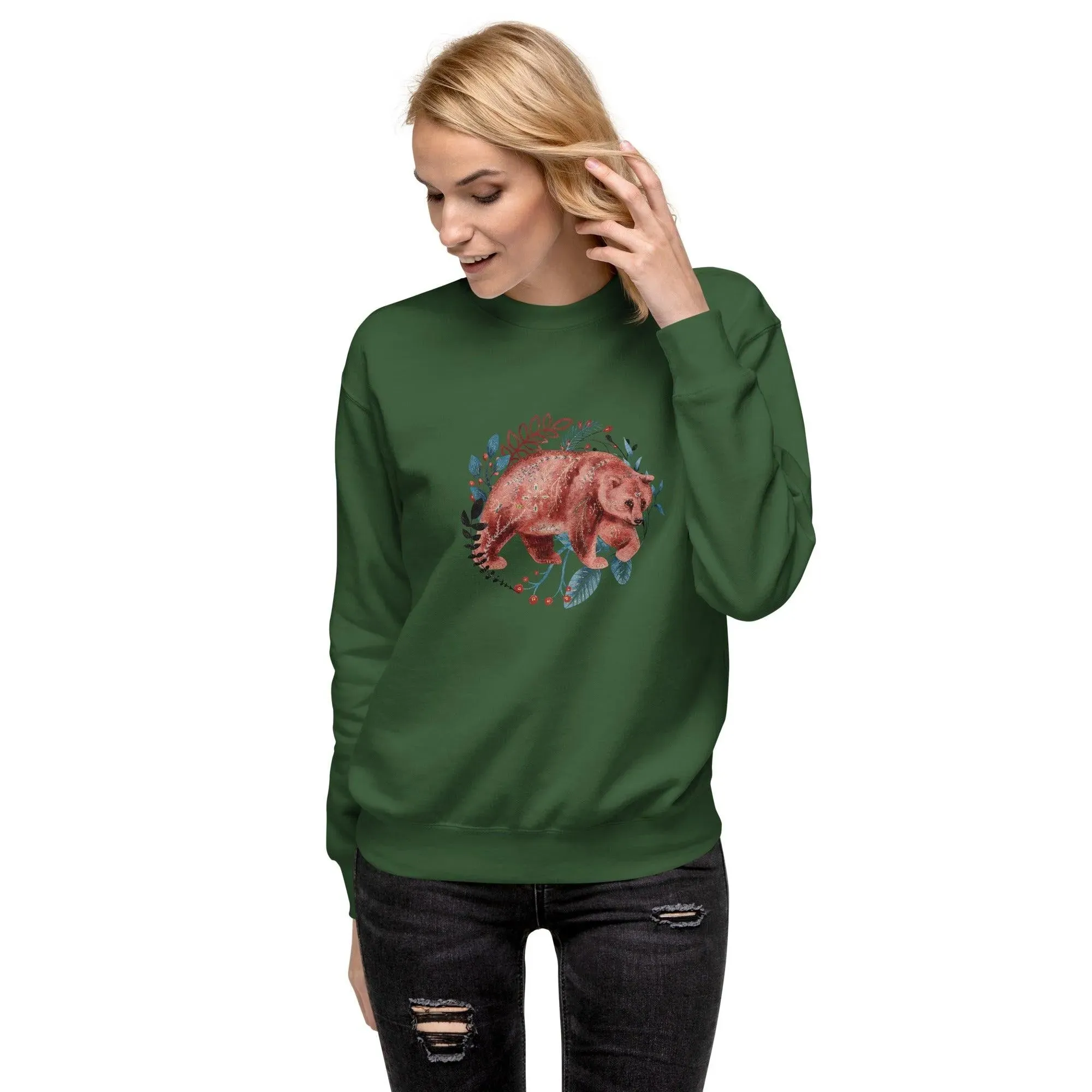 Nordic Winter Sweatshirt - Bear