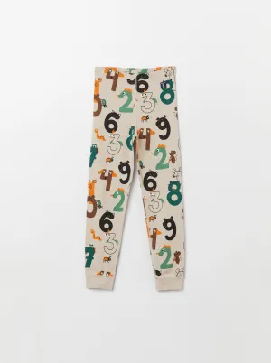 Number Print Leggings