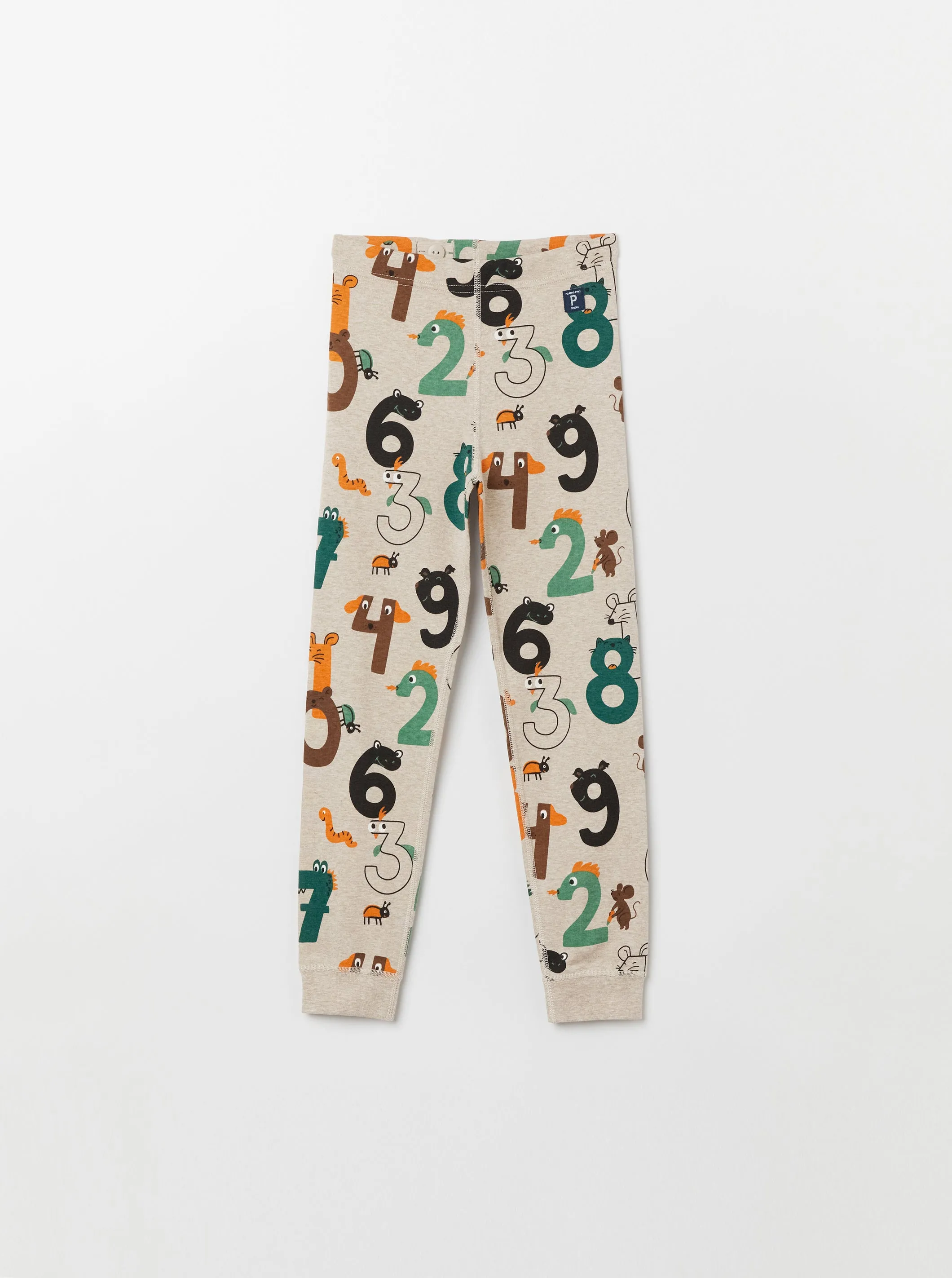 Number Print Leggings