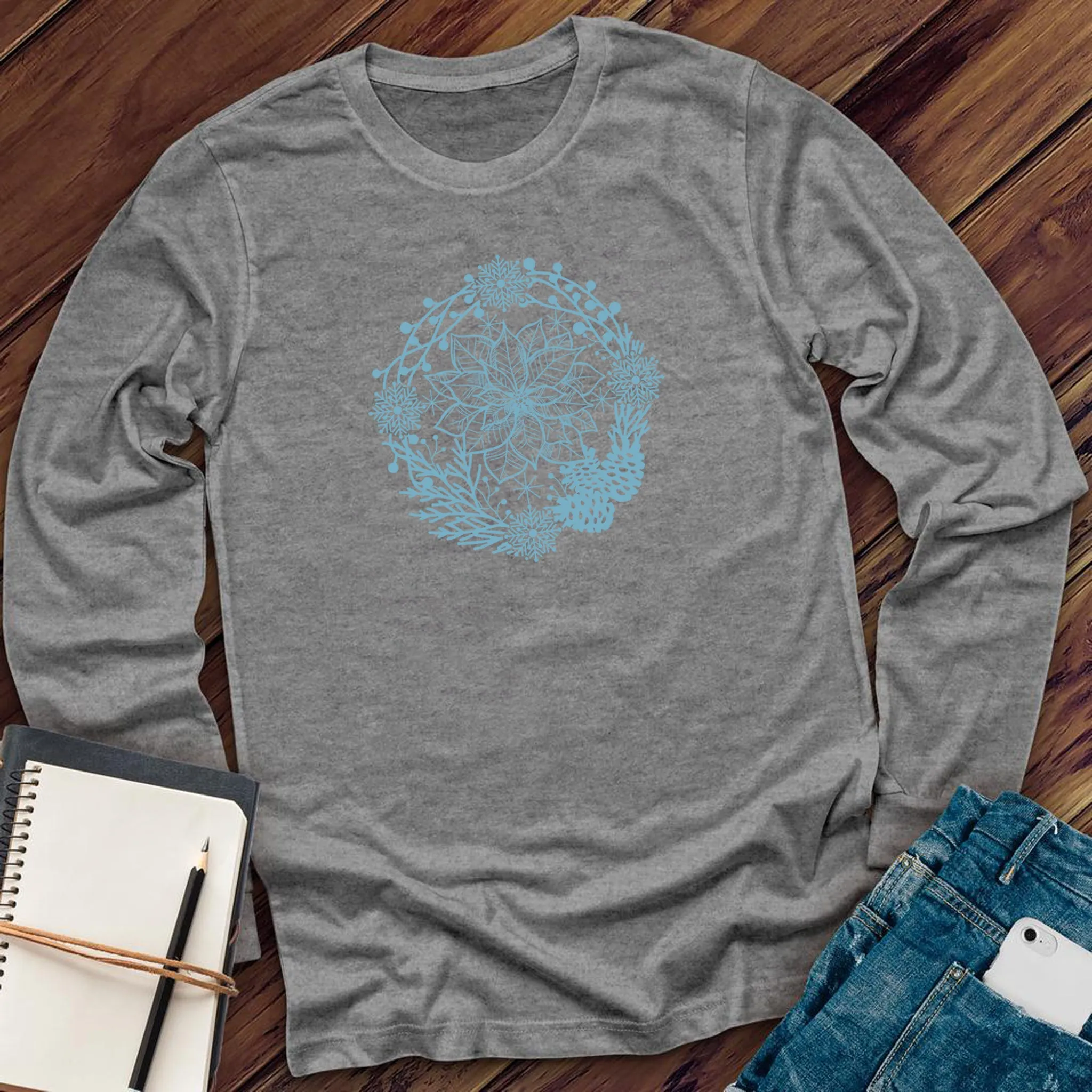 Once Upon a Poinsettia Long Sleeve