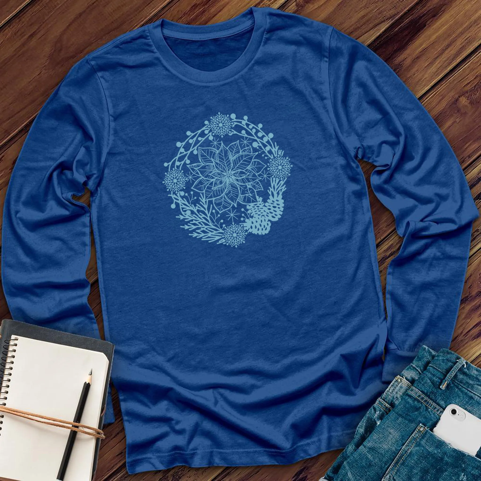Once Upon a Poinsettia Long Sleeve