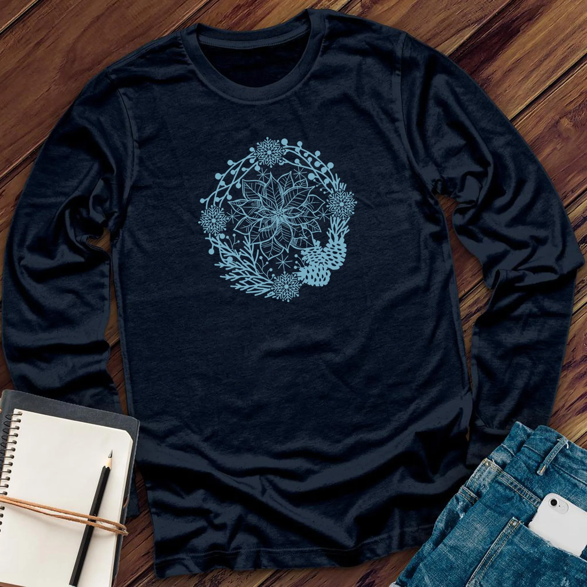 Once Upon a Poinsettia Long Sleeve