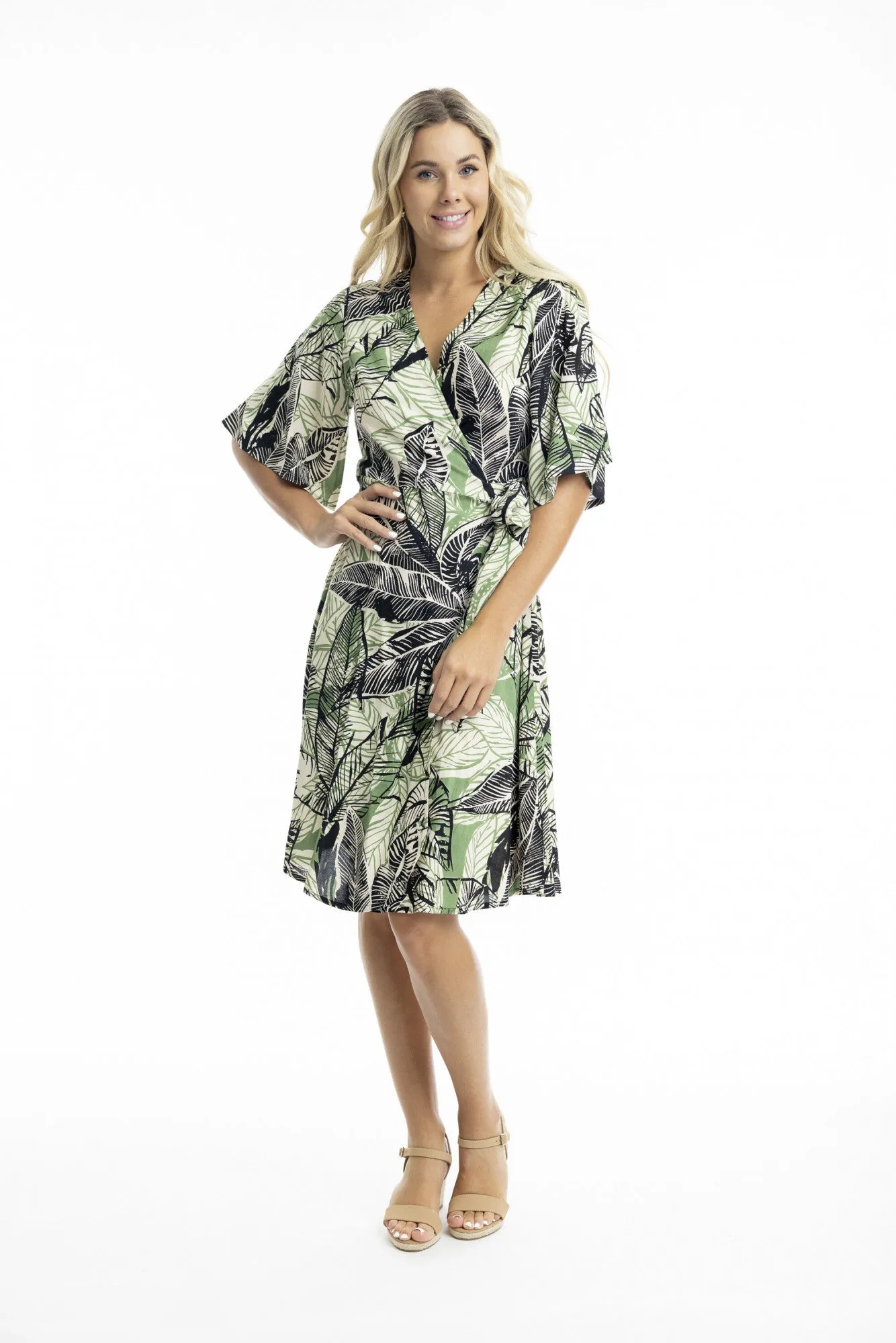 Orientique Nungwi Wrap Dress - Print
