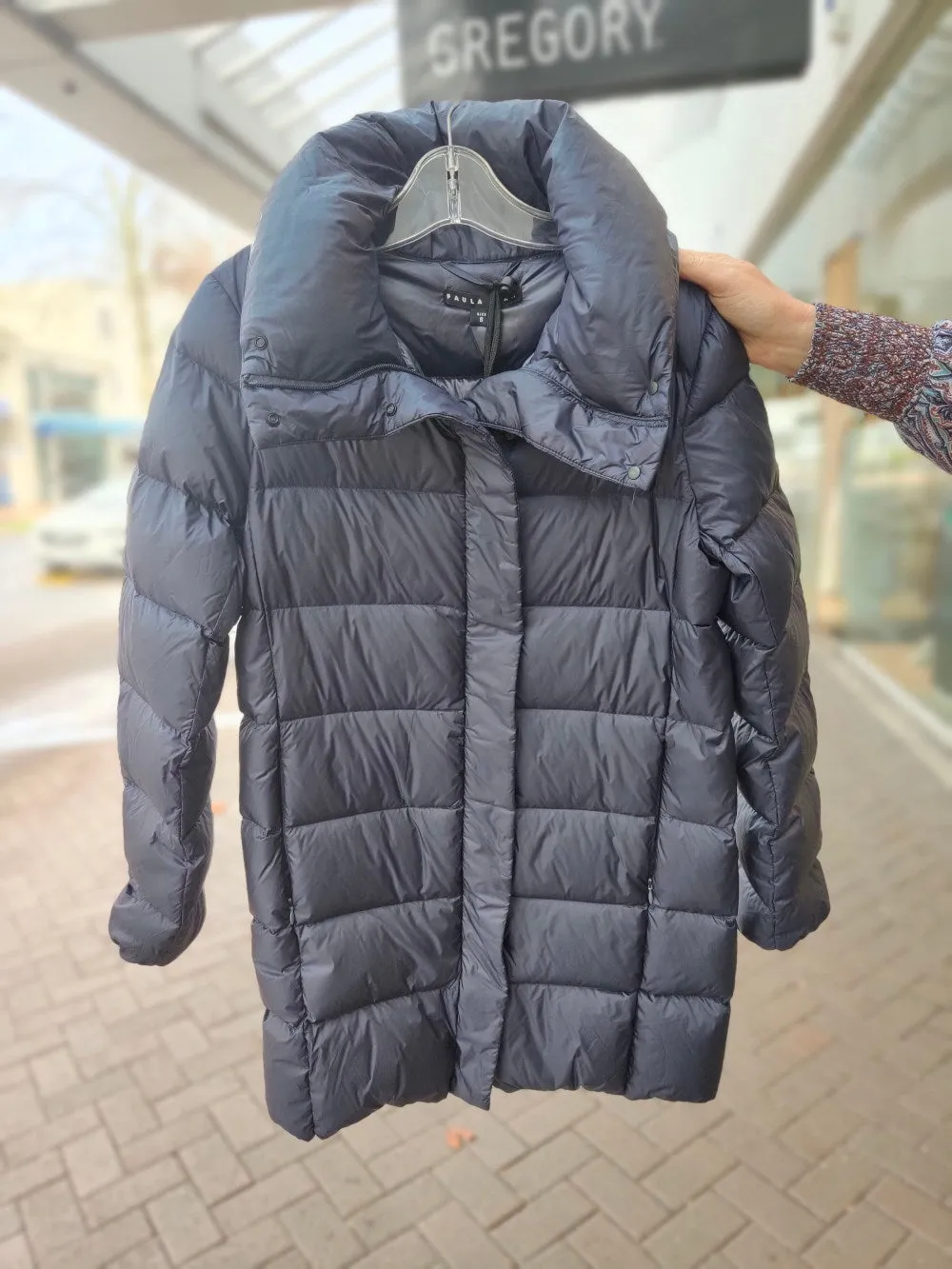Paula Ryan Navy Quilted Jacket