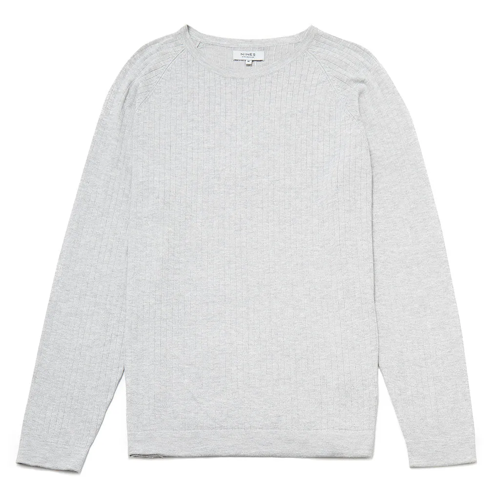 Percy Crew Neck Jumper With Raglan Sleeves