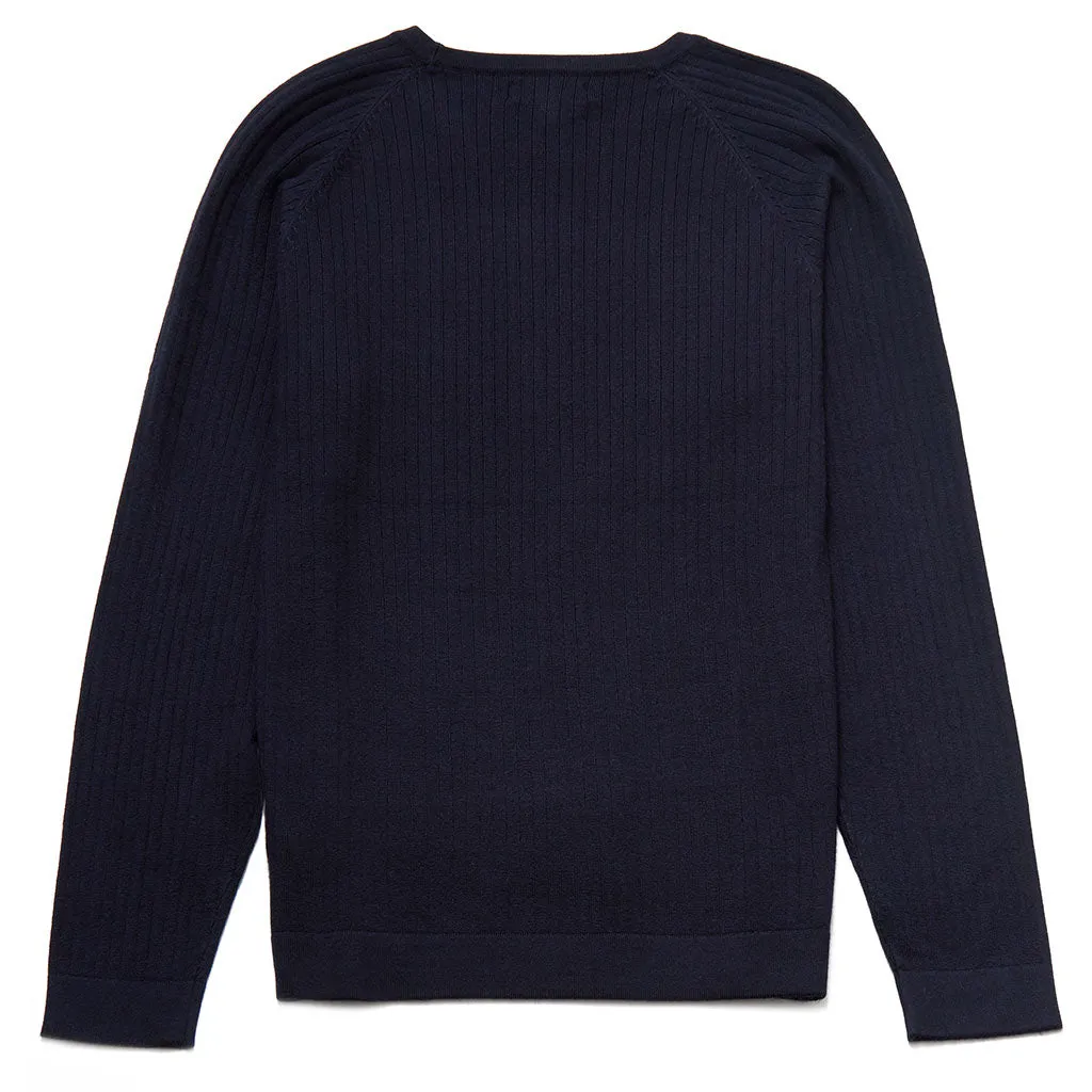 Percy Crew Neck Jumper With Raglan Sleeves