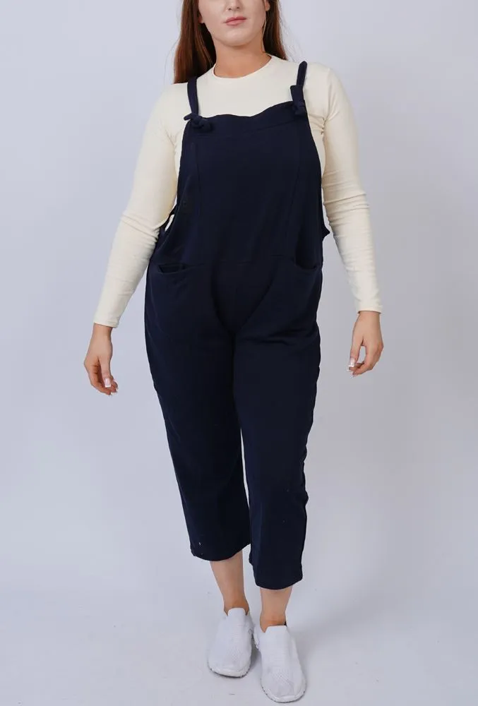 Plain Ribbed Pocket Dungaree