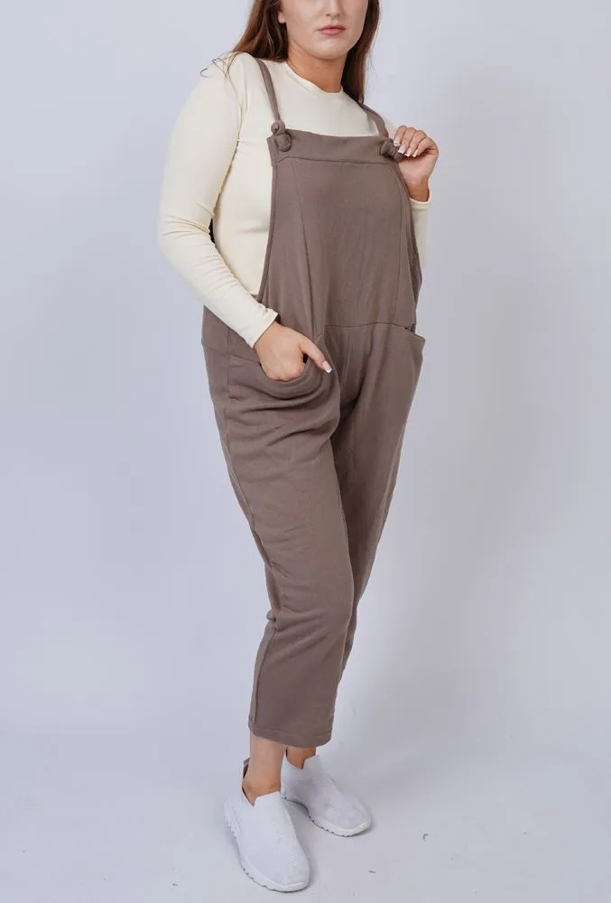 Plain Ribbed Pocket Dungaree