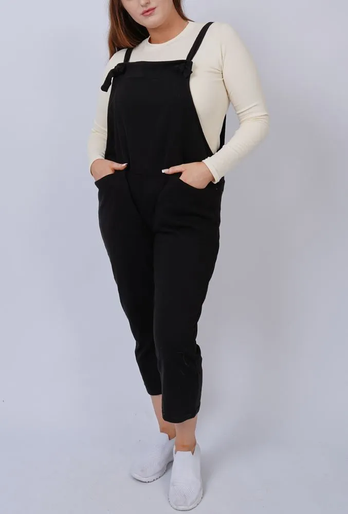 Plain Ribbed Pocket Dungaree