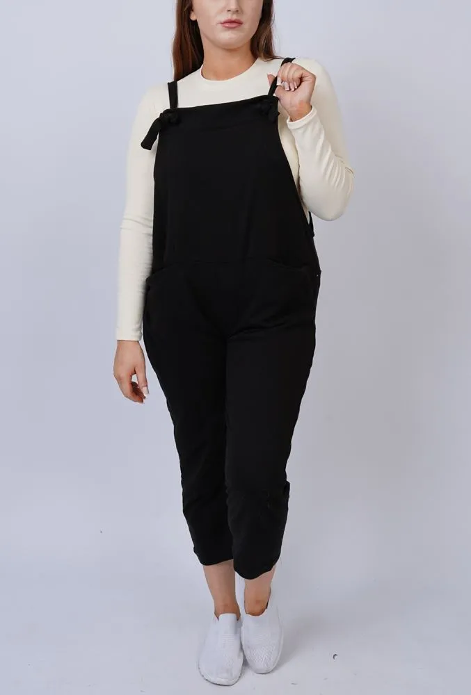 Plain Ribbed Pocket Dungaree