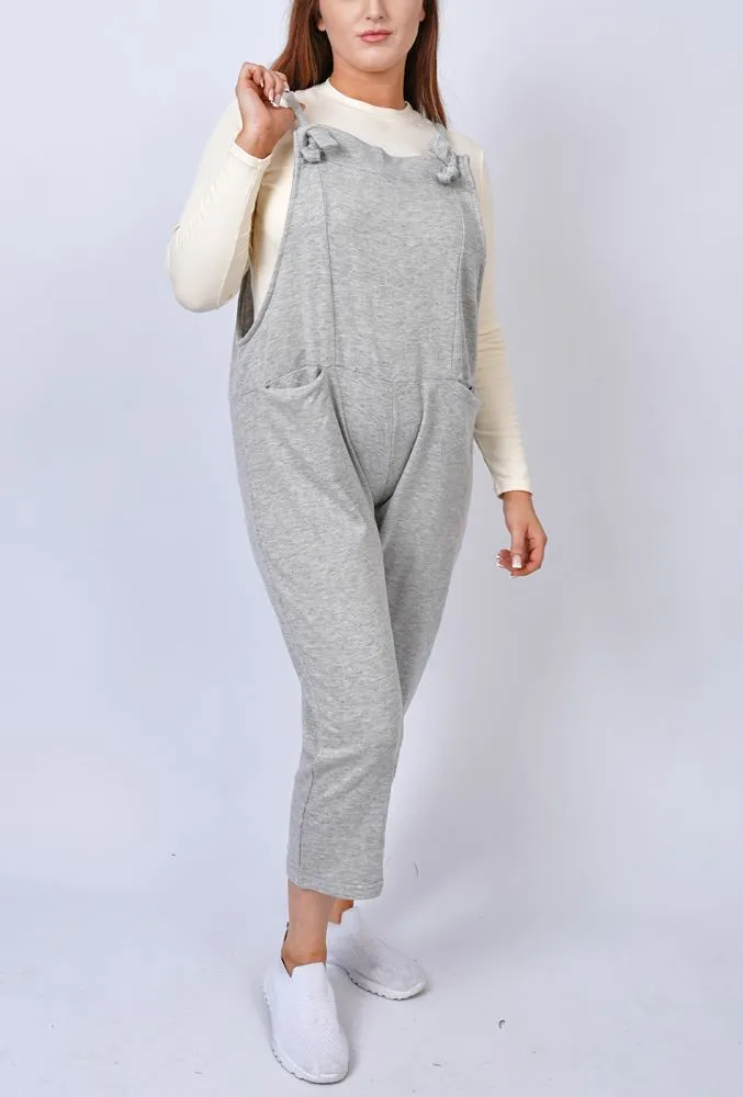 Plain Ribbed Pocket Dungaree