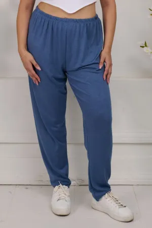 Plain Viscose Trousers