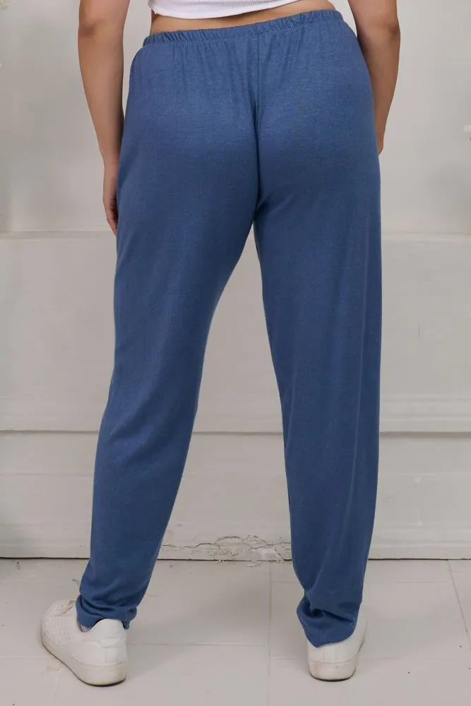 Plain Viscose Trousers