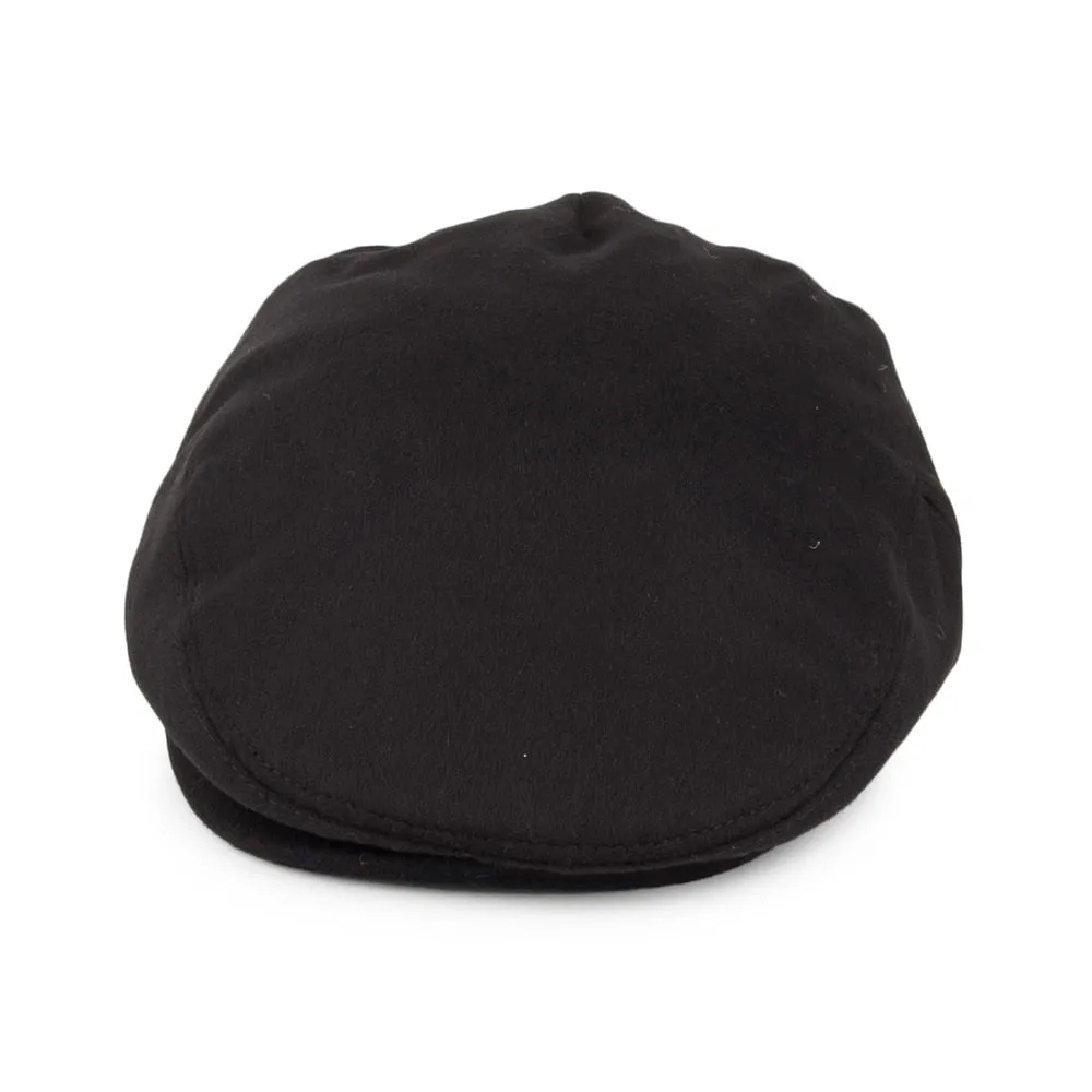 Pure Wool Harlem Flat Cap Black Wholesale Pack