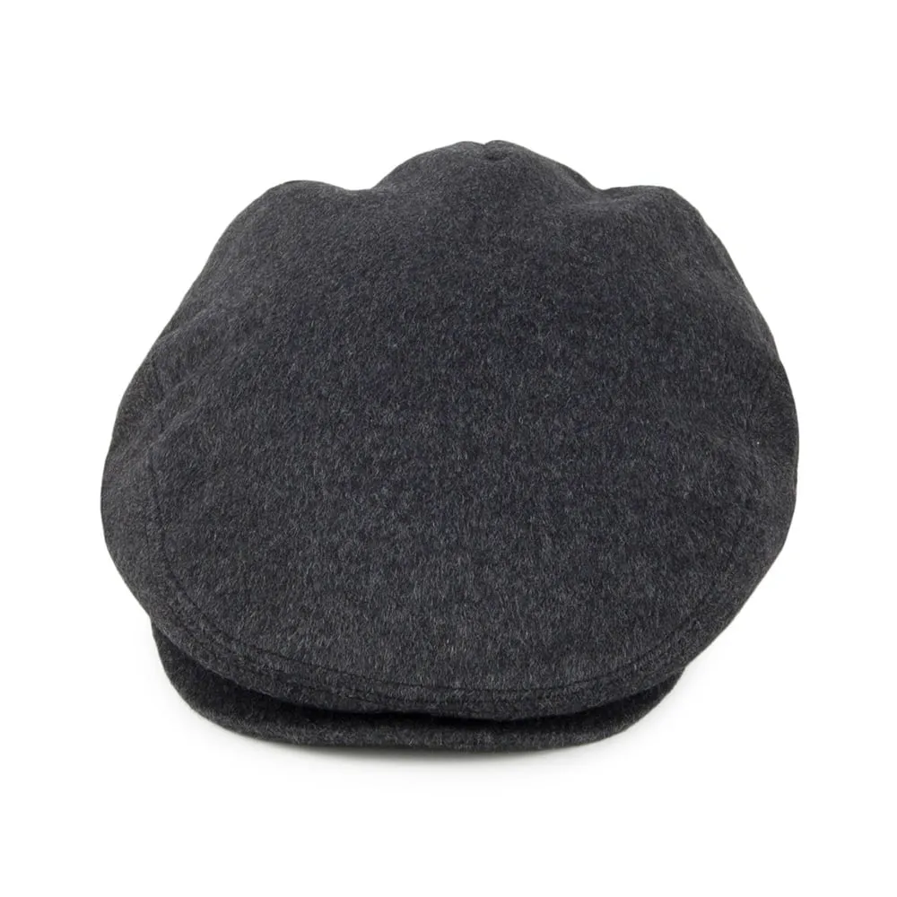 Pure Wool Harlem Flat Cap Charcoal Wholesale Pack