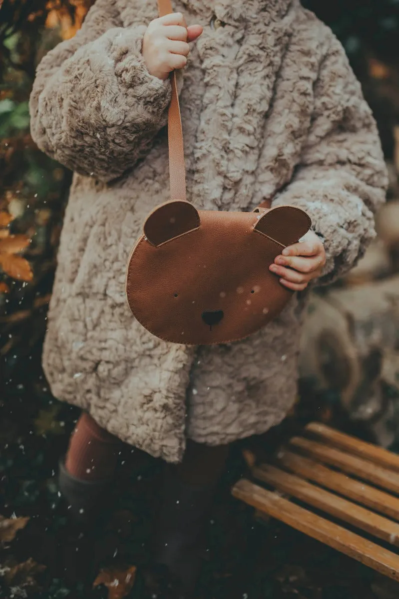 Qila Jacket | Taupe Teddy