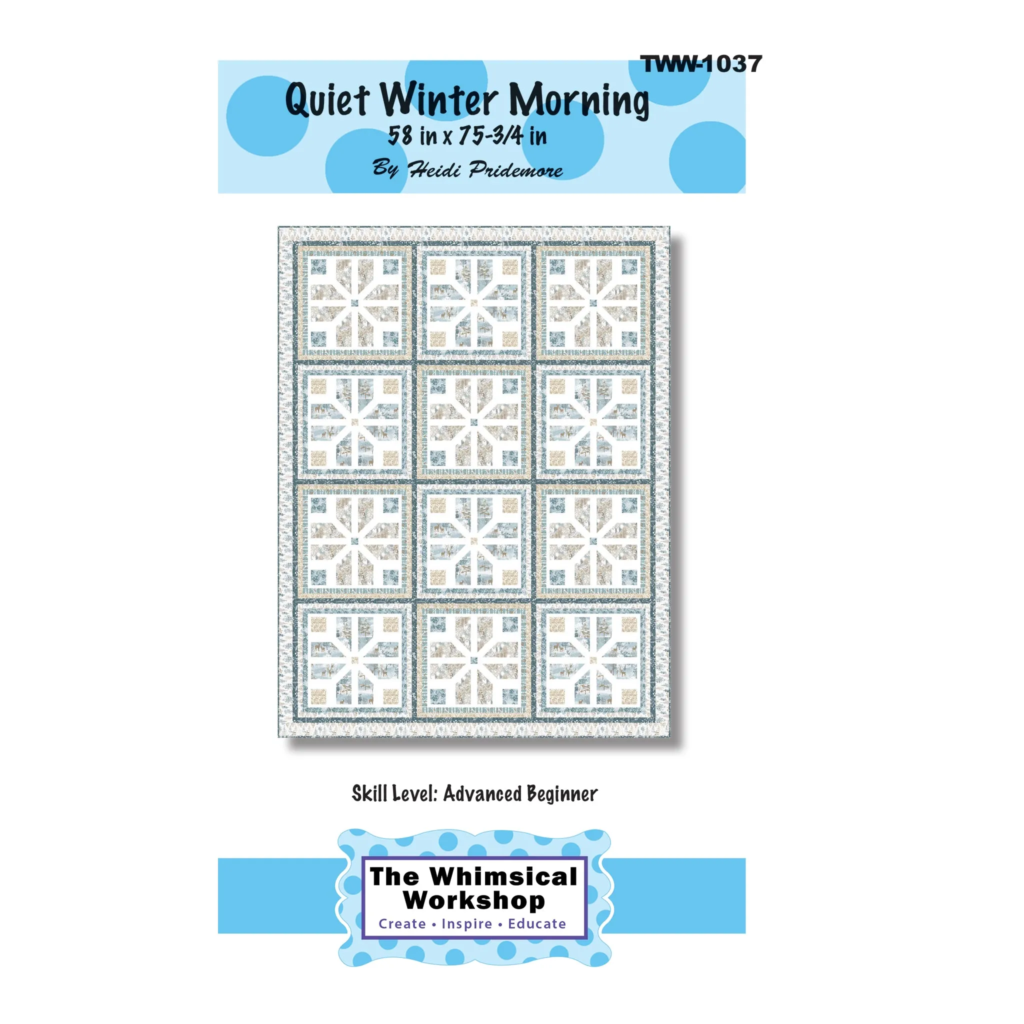 Quiet Winter Morning Quilt TWW-1037e - Downloadable Pattern