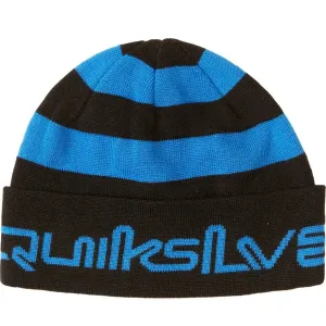 Quiksilver Unisex Adults Panwaffle Jacquard Stripe Beanie - Blue