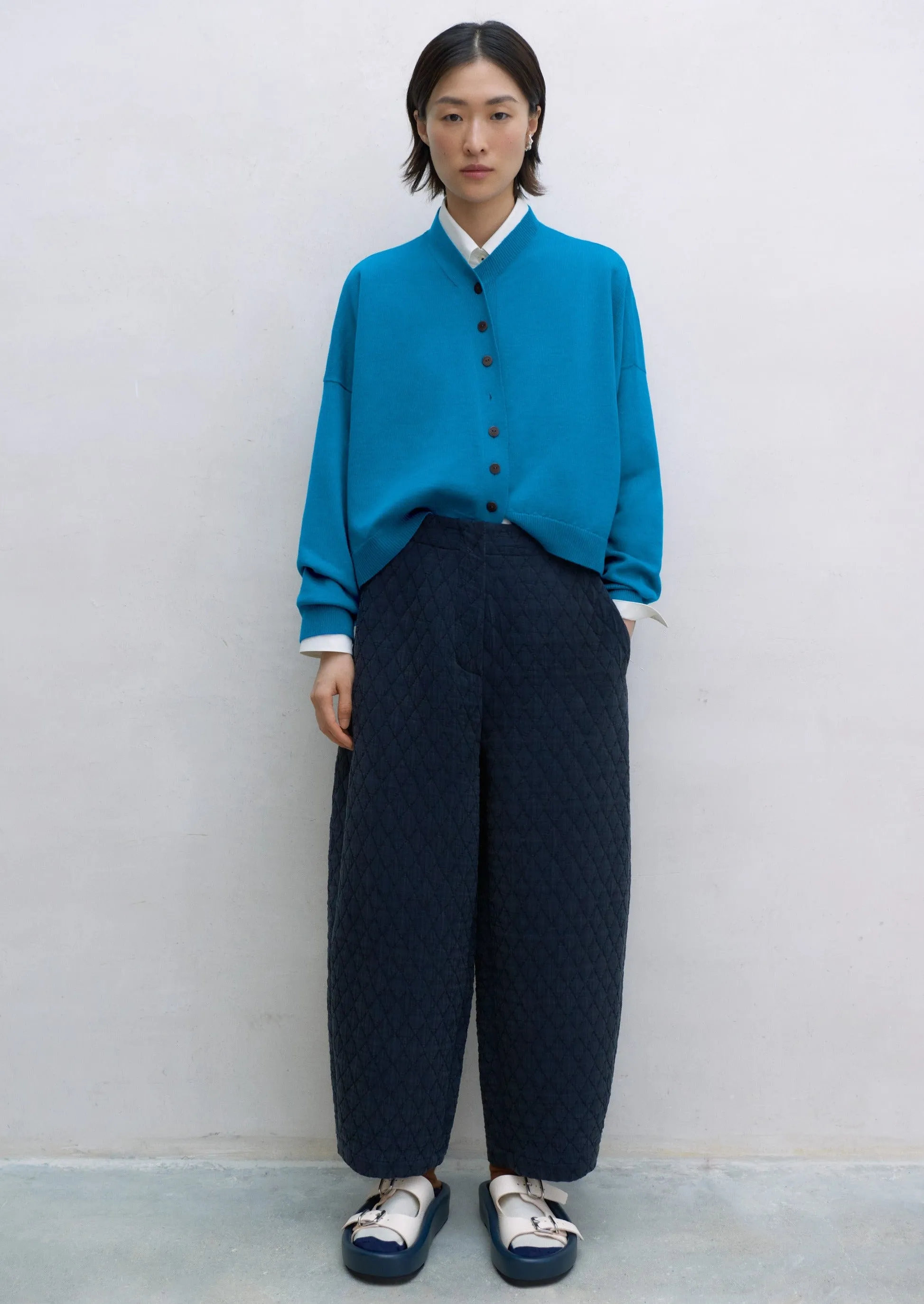 Quilted Curved Pants