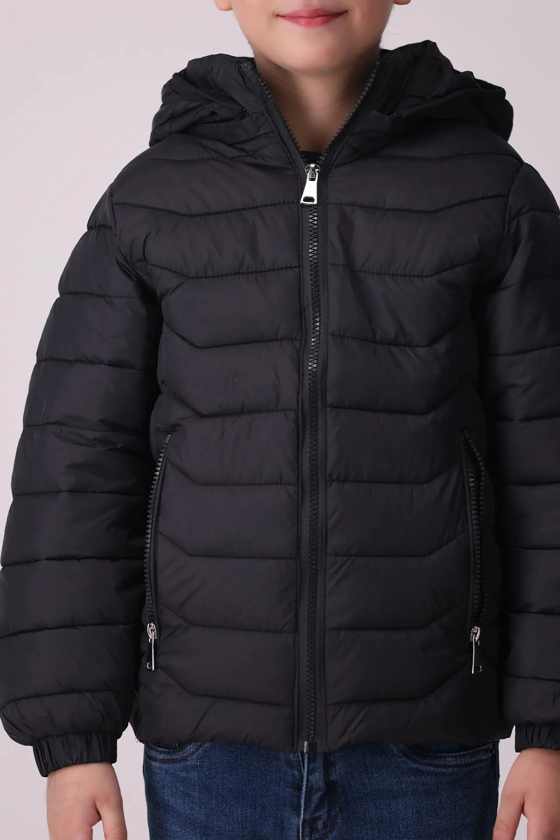 Quilted Jacket With Hood
