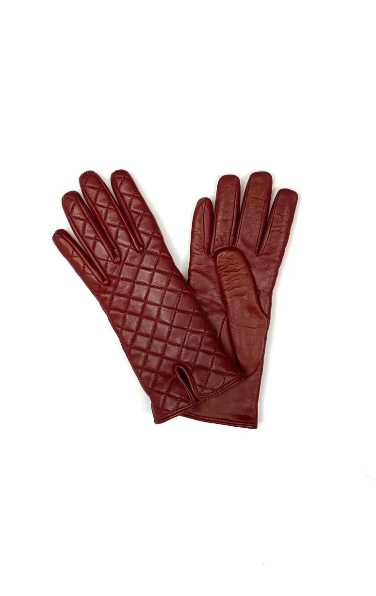 Quilted Leather Gloves