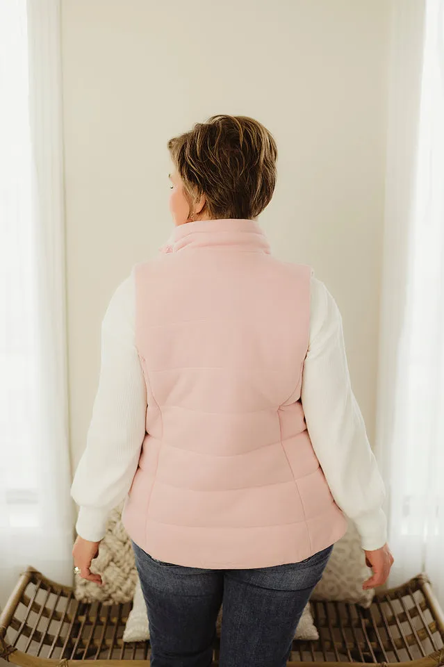 Quilted Mock Vest