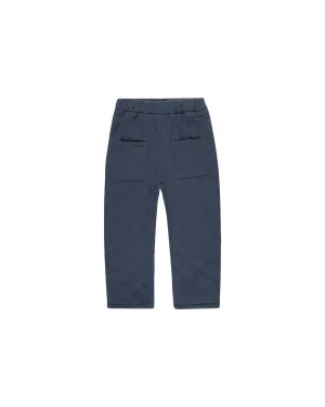 Quilted Winter Pant Indigo