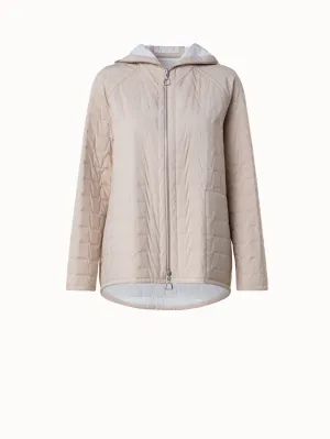 Reversible Quilted Trapezoid Jacket