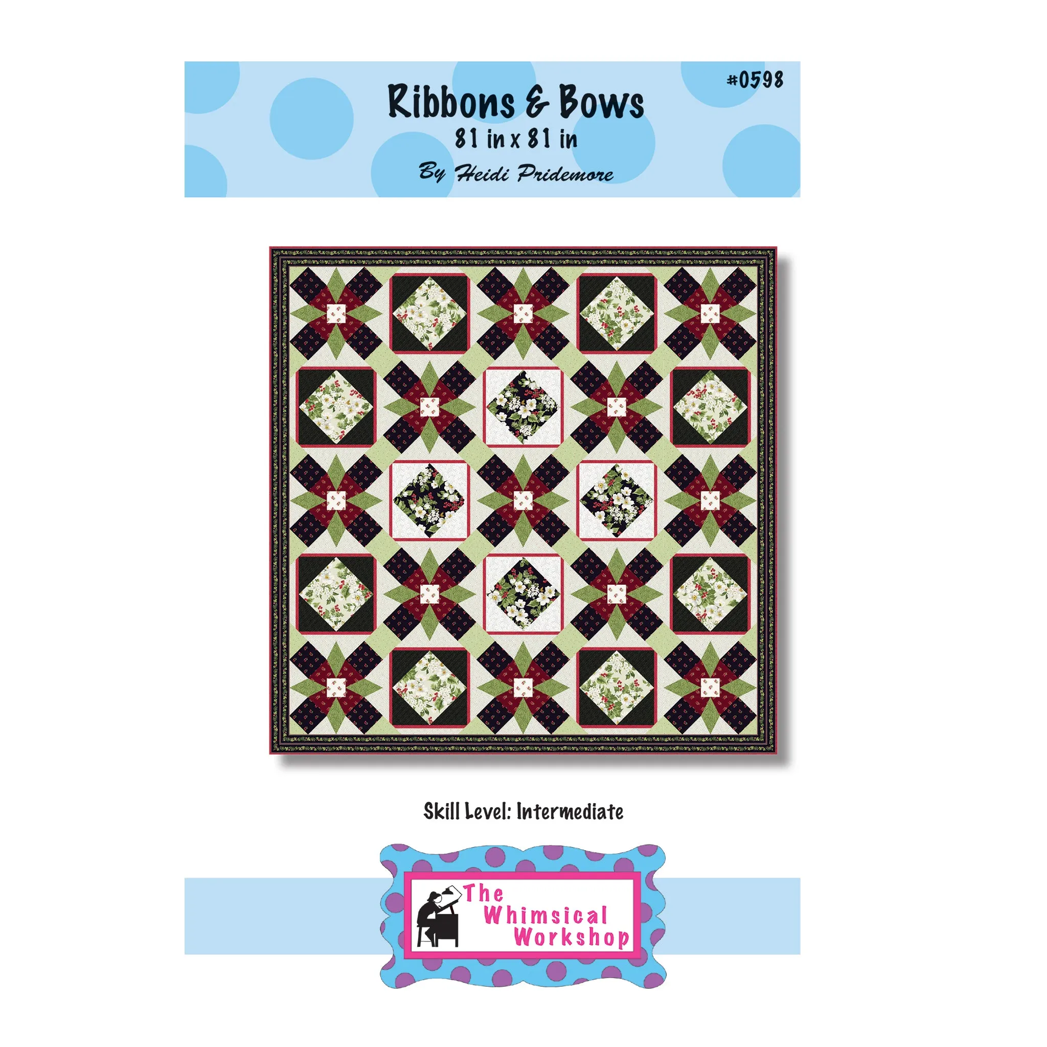 Ribbons & Bows Quilt Pattern TWW-0598 - Paper Pattern