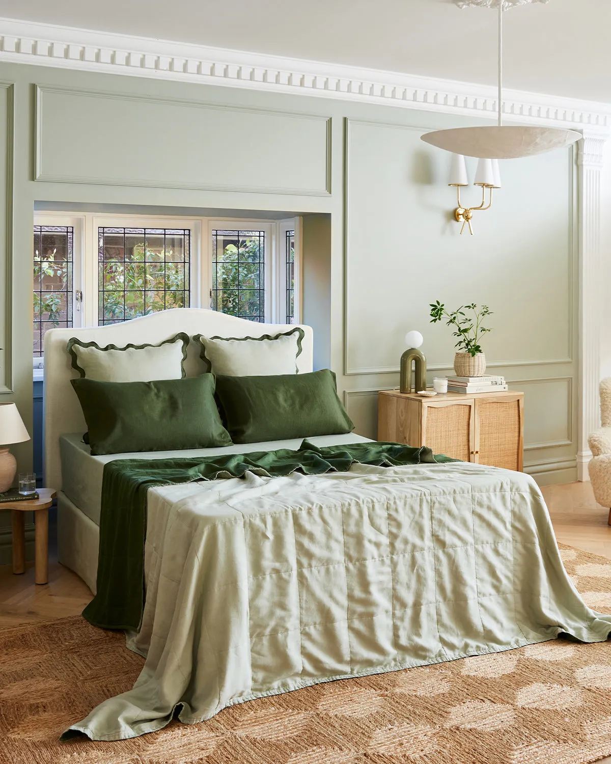 Sage & Olive 100% French Flax Linen Quilt Set