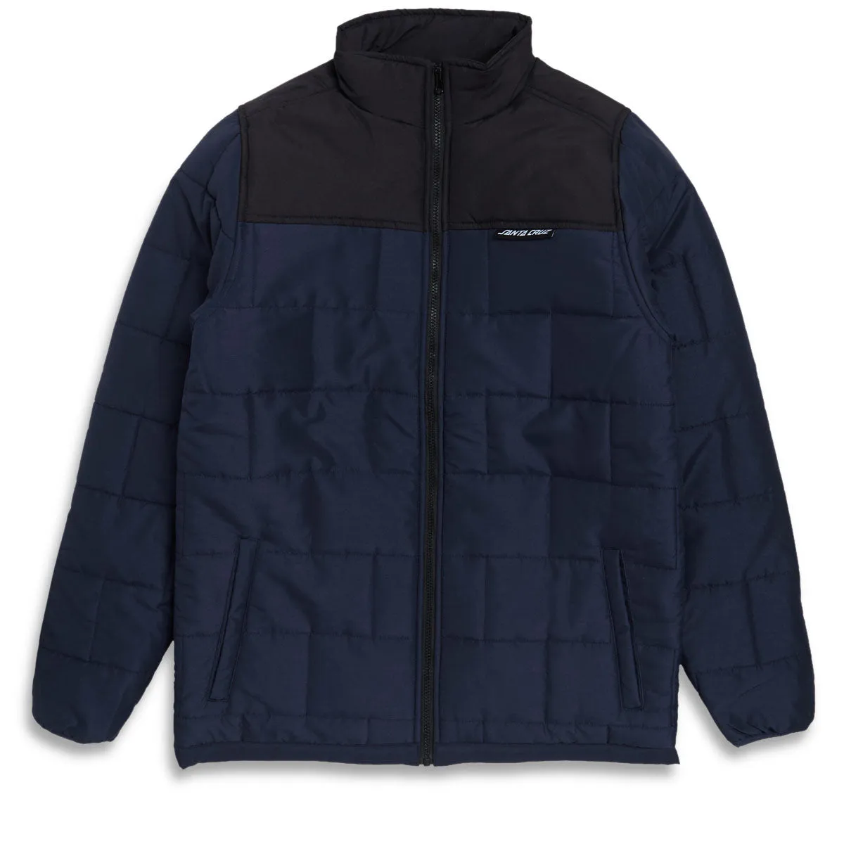 Santa Cruz Brickwork Quilted Jacket - Black/Blue