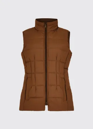 Spiddal Quilted Vest - Walnut