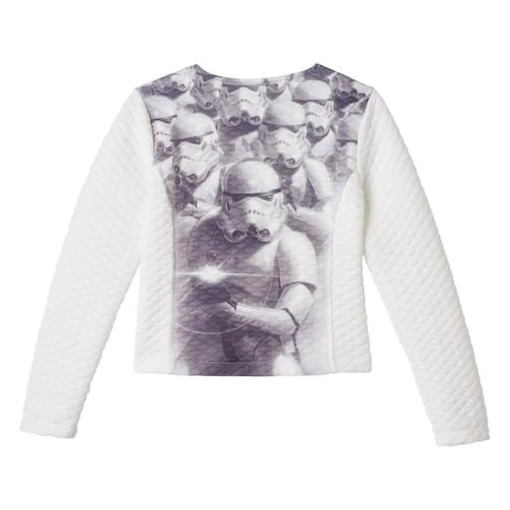 Star Wars Stormtrooper Quilted Zip-Up Girl's Jacket