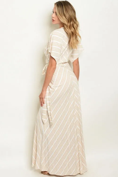 SWEET STRIPES MAXI DRESS