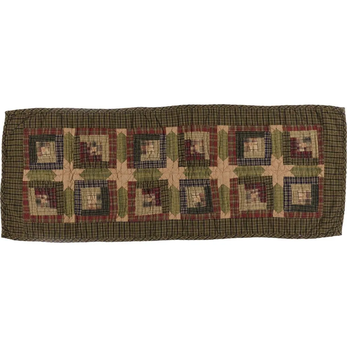 Tea Cabin Quilted Runner 13x36"
