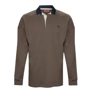 Thomas Cook Men's Bill Shoulder Panel Rugby Mushroom