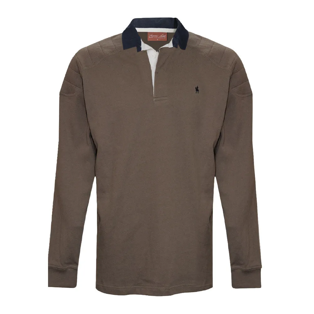 Thomas Cook Men's Bill Shoulder Panel Rugby Mushroom
