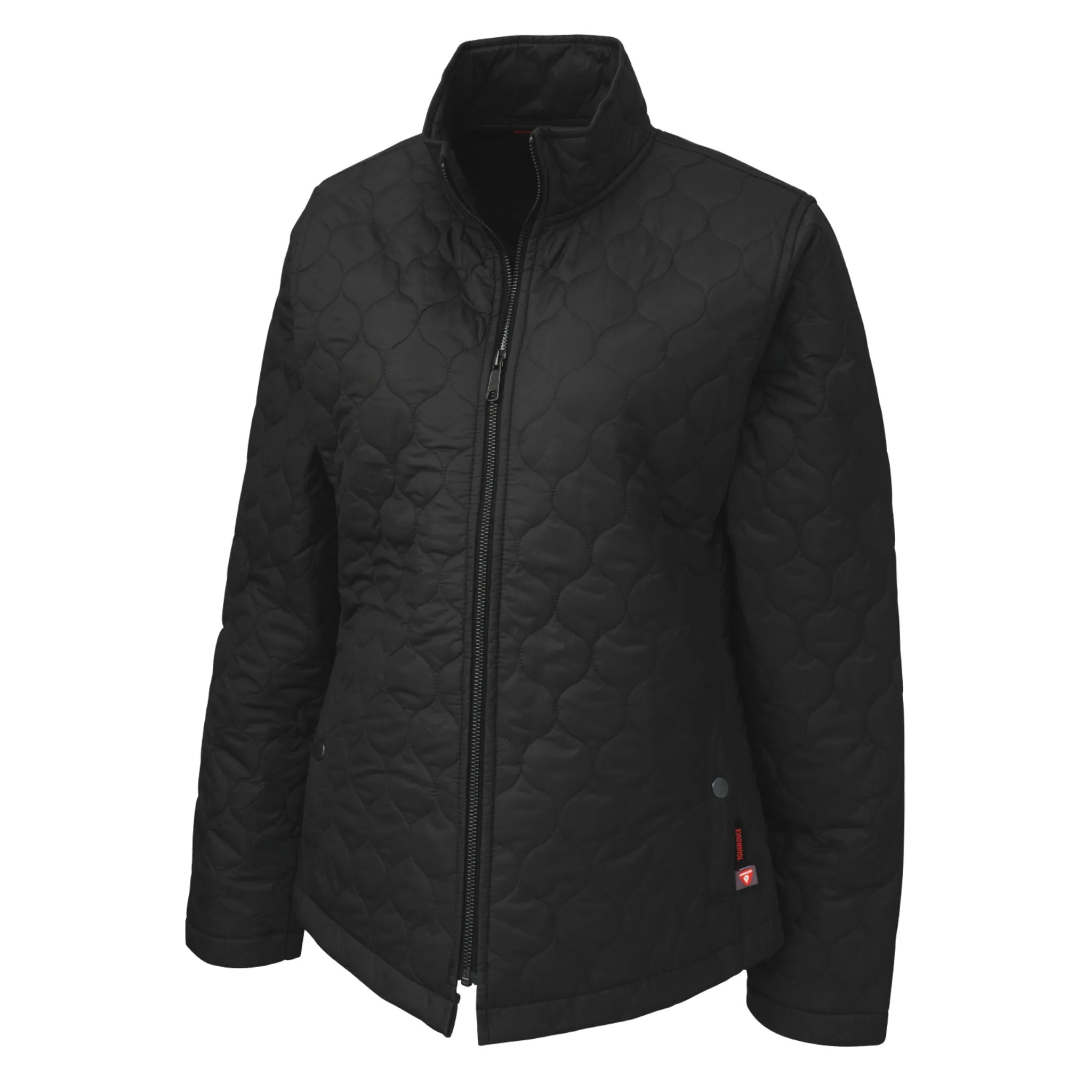 Tough Duck Women's Freezer Work Jacket WJ29, Quilted Nylon with PrimaLoft® Insulation, Water Repellent, Eco-Friendly, Warmth and Sustainability Combined | Sizes XS-2XL