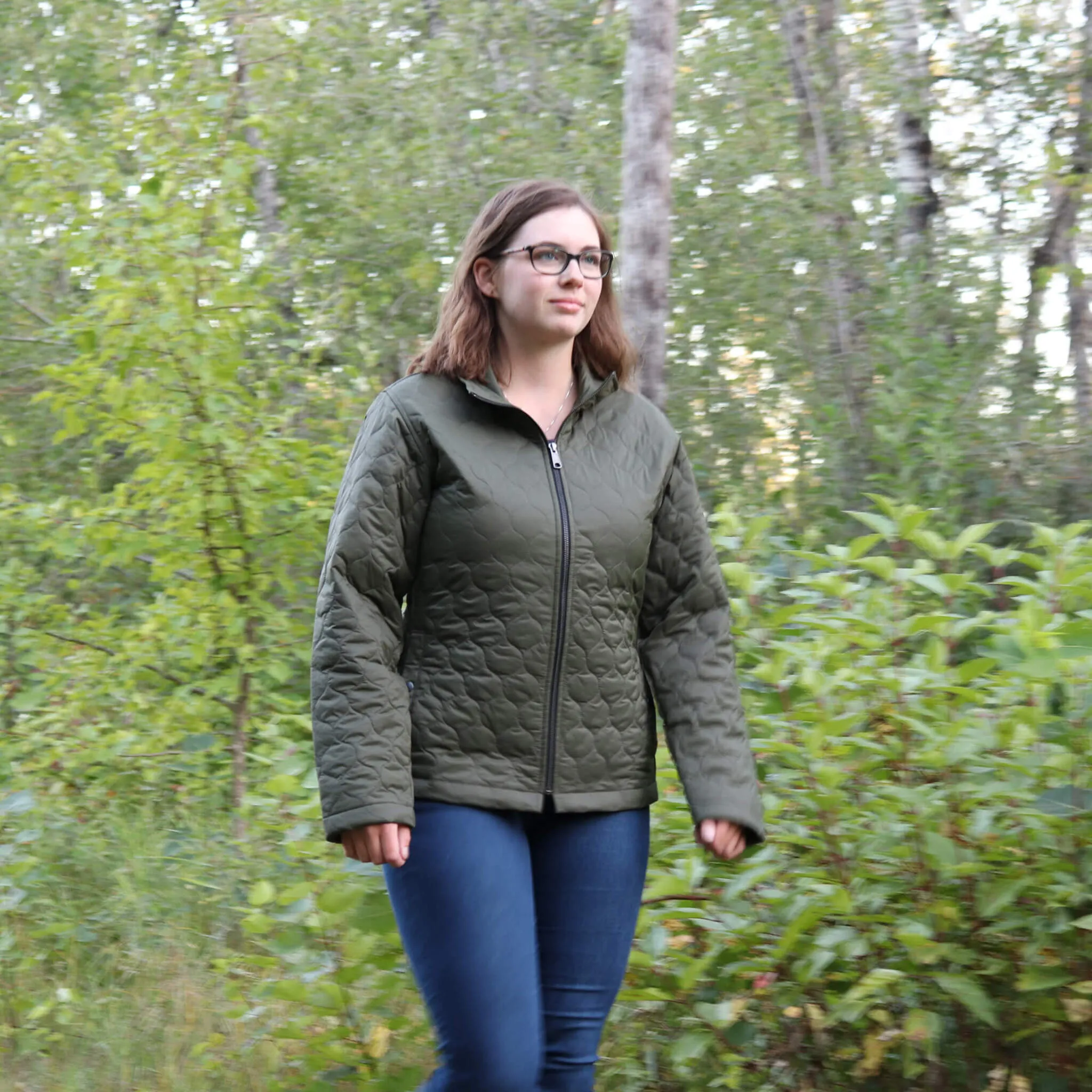 Tough Duck Women's Freezer Work Jacket WJ29, Quilted Nylon with PrimaLoft® Insulation, Water Repellent, Eco-Friendly, Warmth and Sustainability Combined | Sizes XS-2XL