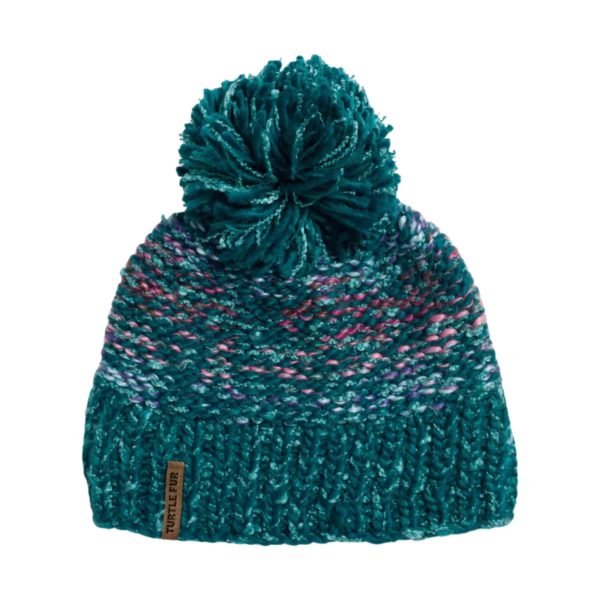 Turtle Fur Firefly Pom Beanie - Emerald