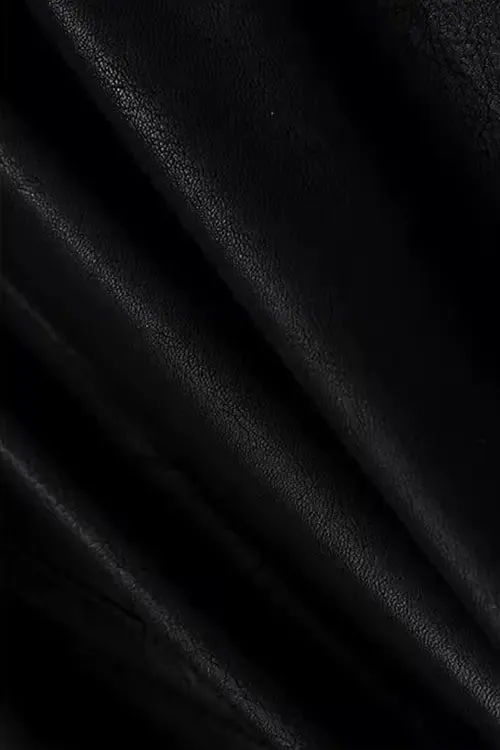 Vintage Matte Leather Blazer Jacket