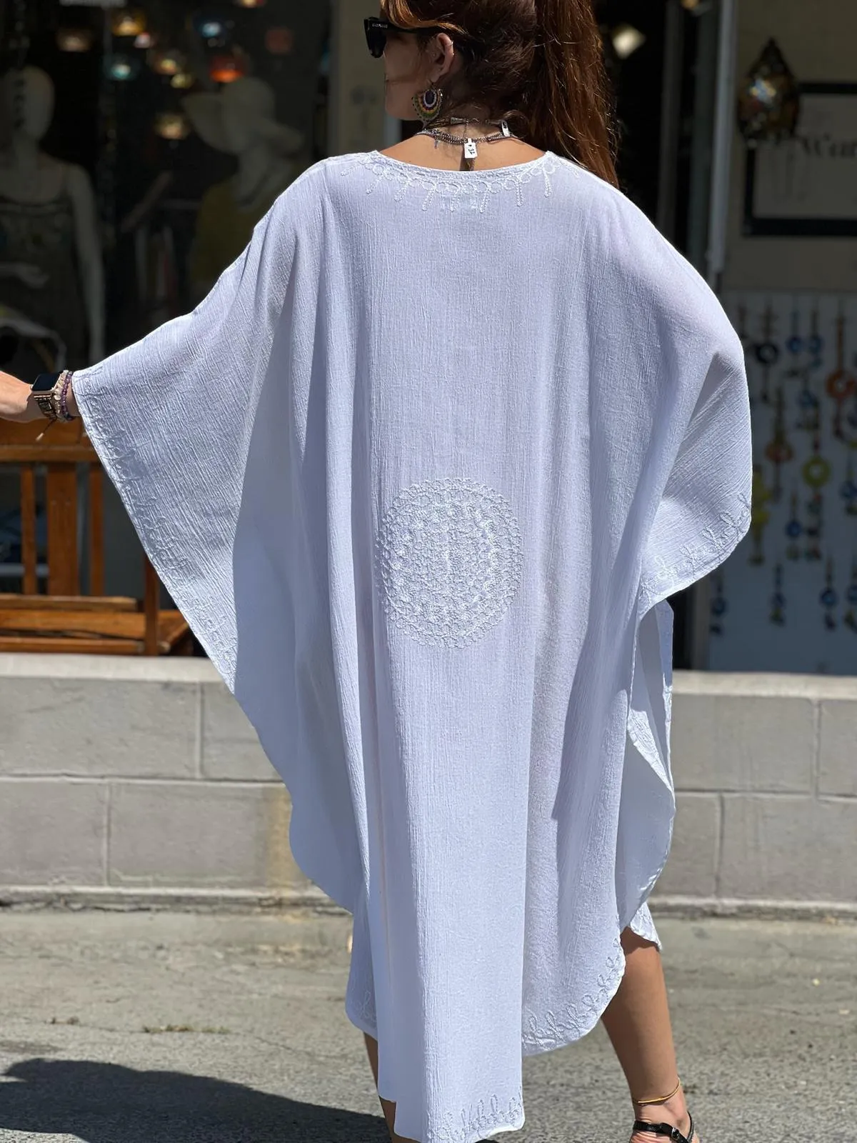 White Kaftan Dress
