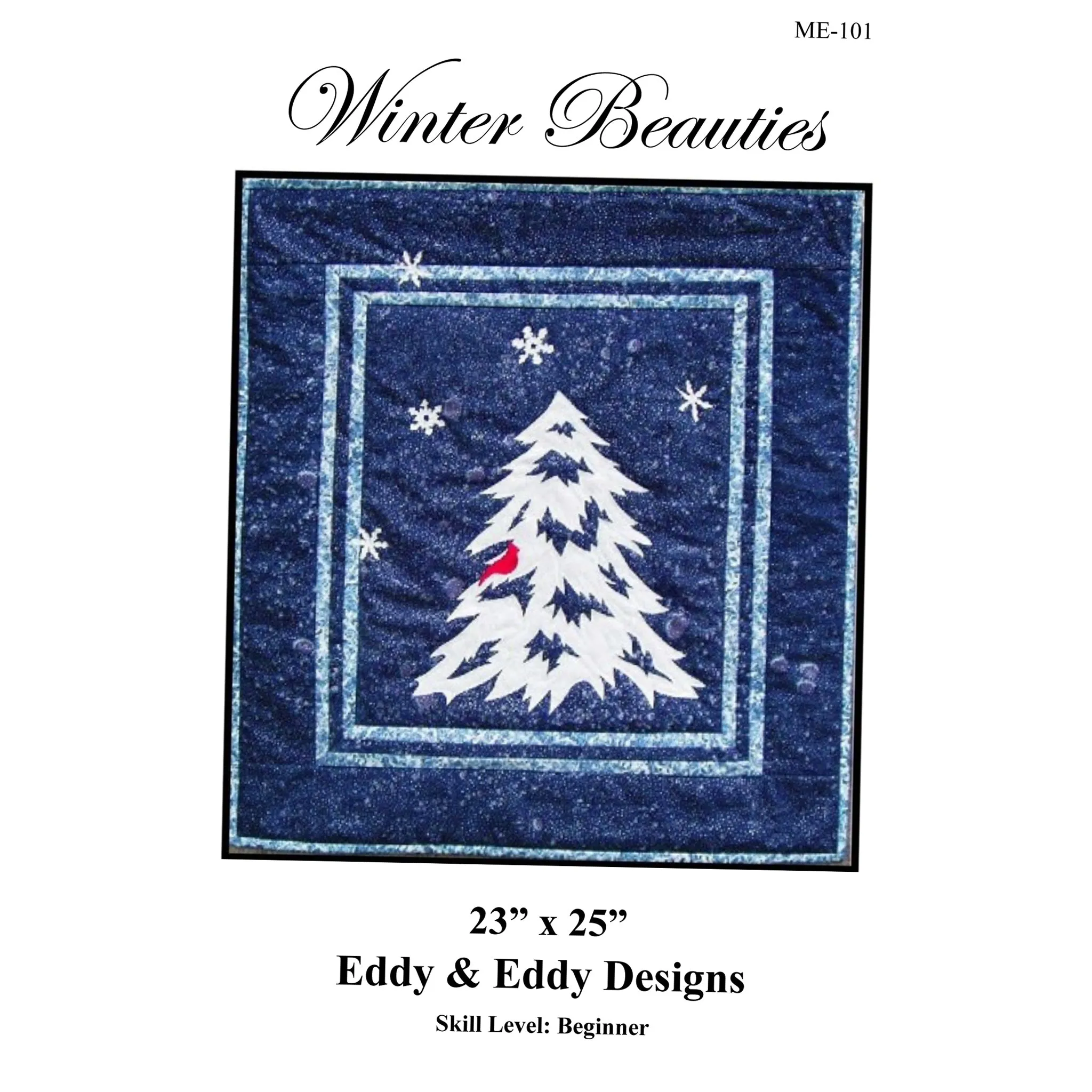 Winter Beauties Quilt Pattern ME-101 - Paper Pattern