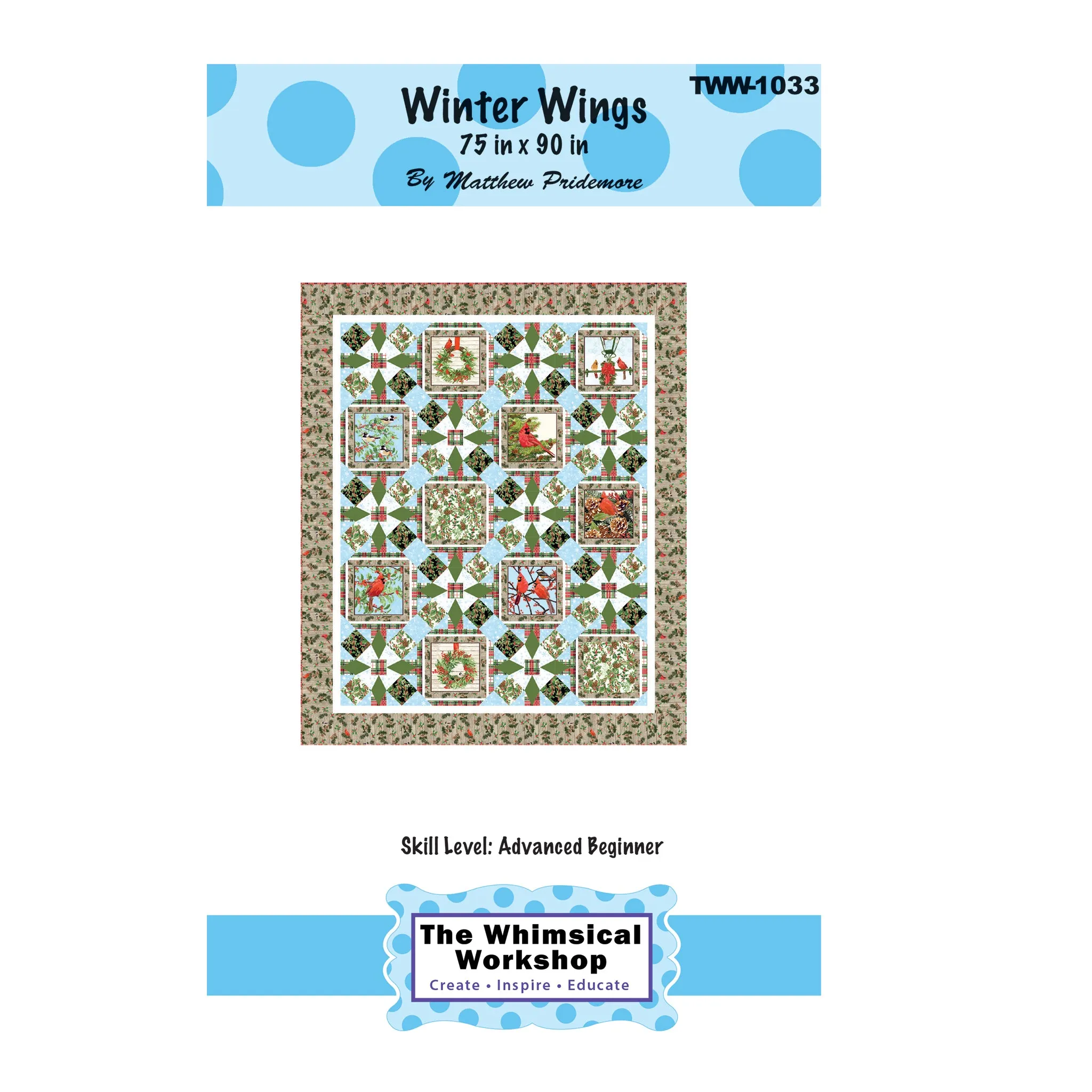 Winter Wings Quilt Pattern TWW-1033 - Paper Pattern