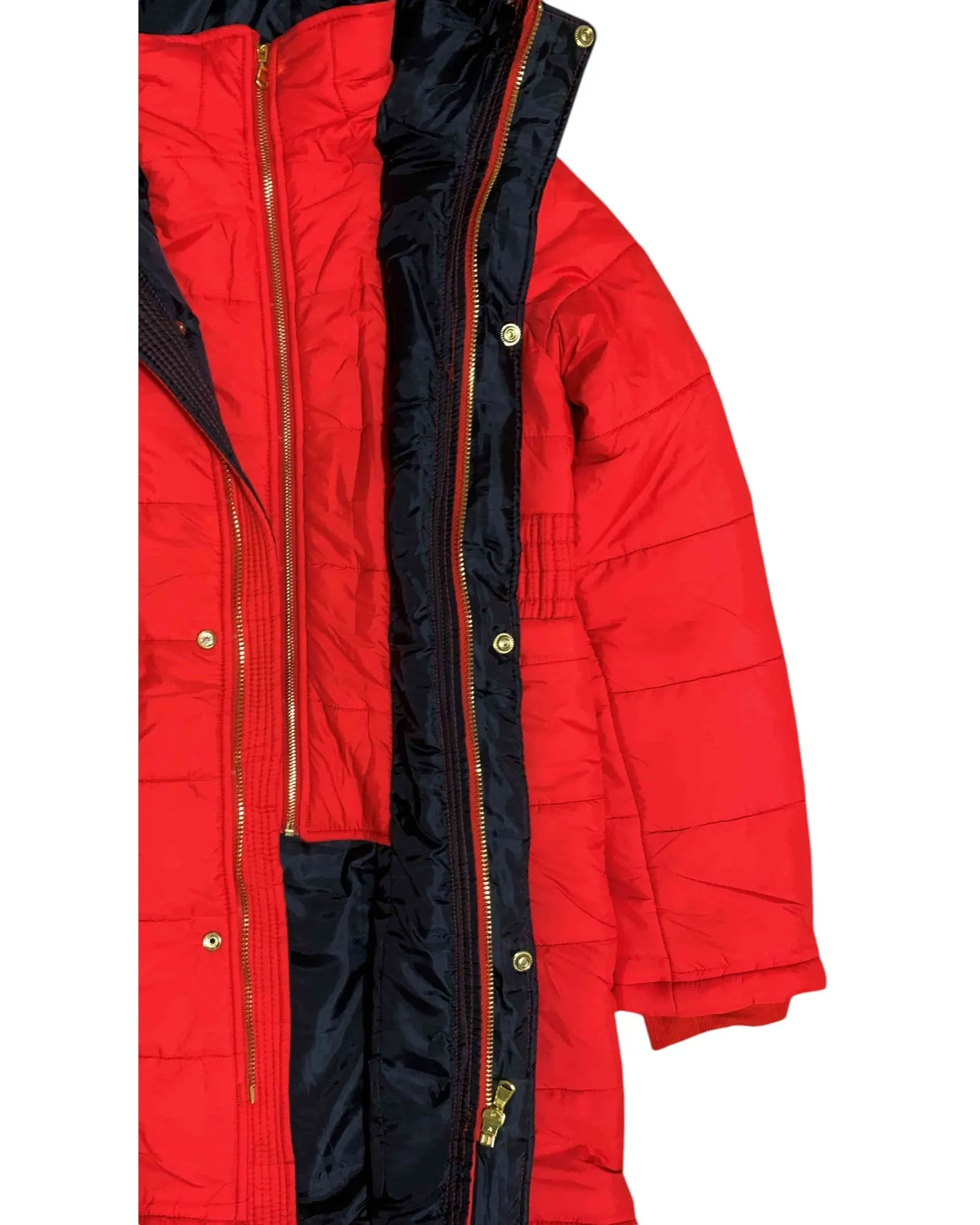 Women’s Warm Winter Coat Puffer Jacket with Removable Fur