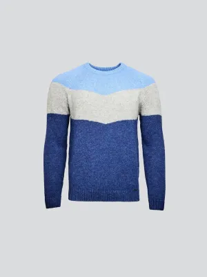 Yannick Sweater Baby Alpaca Color Blue